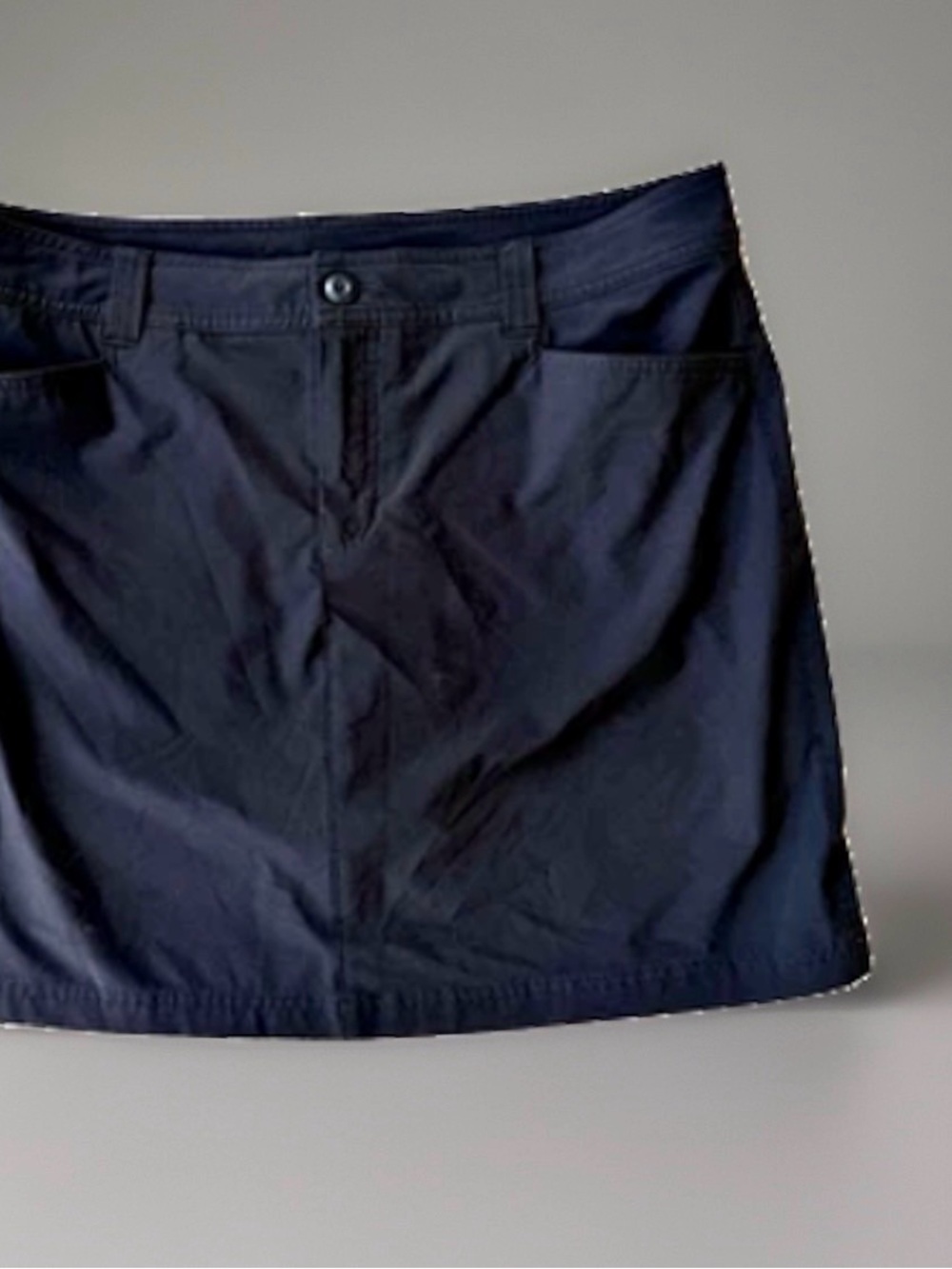 Eddie Bauer Women's Black Skort Stretch Bottom Size 12 pickleball Active Stretch